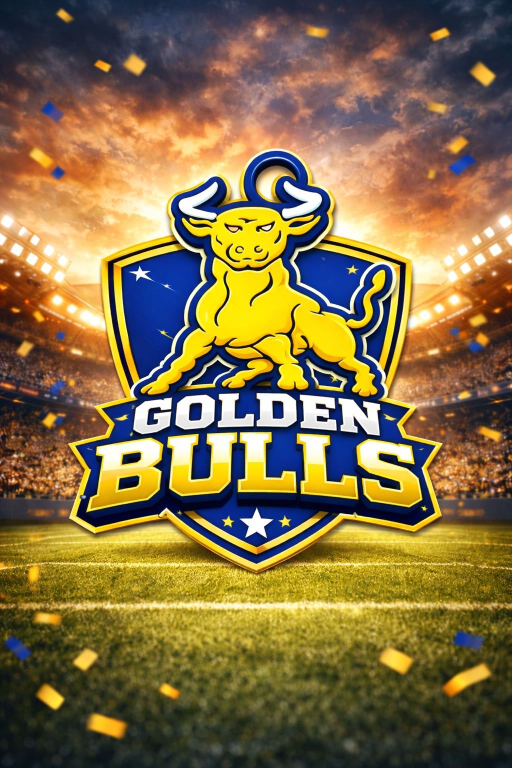 Golden Bulls Inspired Big Chain